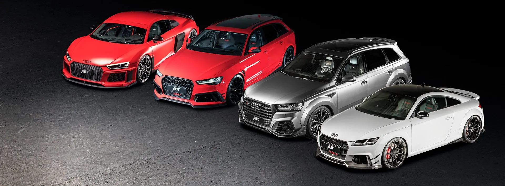Produktfotografie-Setup: Premium-Automobil im Geneva LineUp-Shooting.